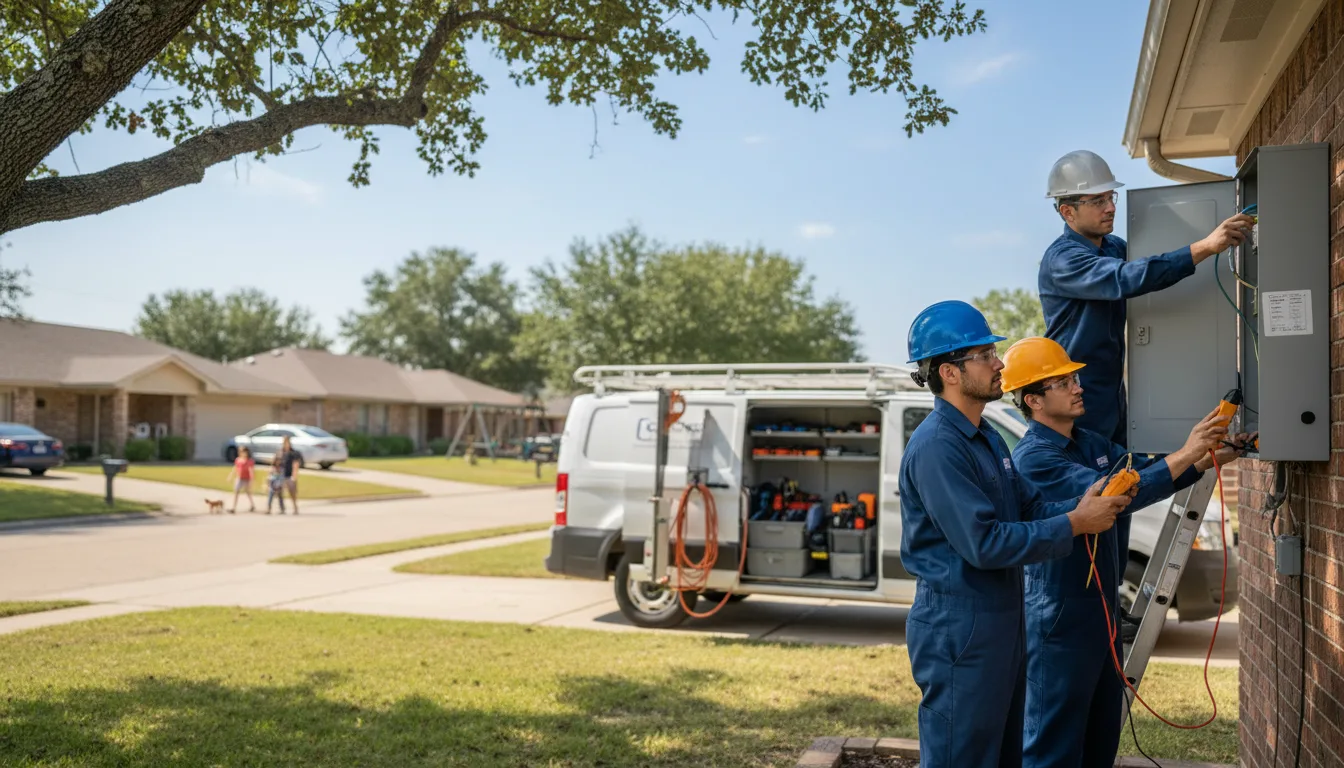 Certified electrician providing emergency electrical services in White Cottage, OH